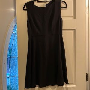 French connection black skater dress brand new size 6